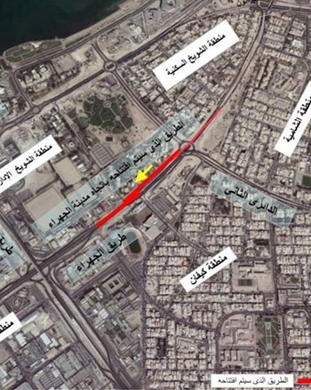 إعادة فتح نفق "شارع الجهراء" مع الدائري الثاني باتجاه دوار الأمم