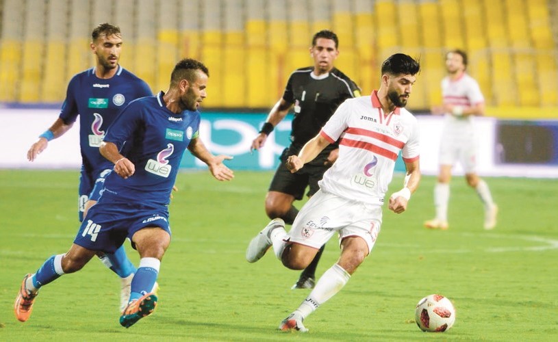 الزمالك افلت من خسارة مؤكدة امام سموحة واكتفى بالتعادل الايجابي﻿
