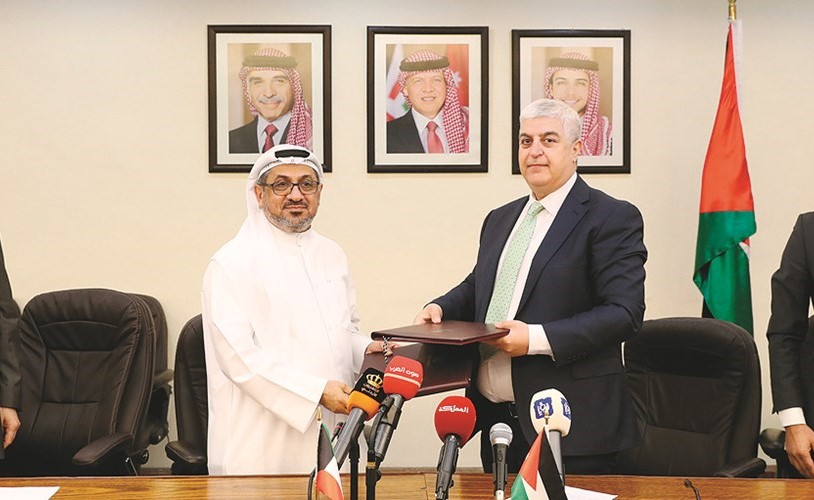 جانب من توقيع اتفاقية الصندوق الكويتي للتنمية الاقتصادية العربية ووزارة التخطيط الاردنية ﻿
