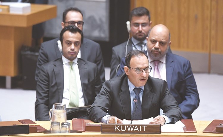 مندوبنا الدائم لدى الأمم المتحدة السفير منصور العتيبي﻿