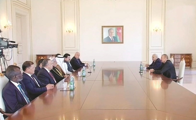 جانب من المباحثات الكويتية - الأذربيجانية﻿
