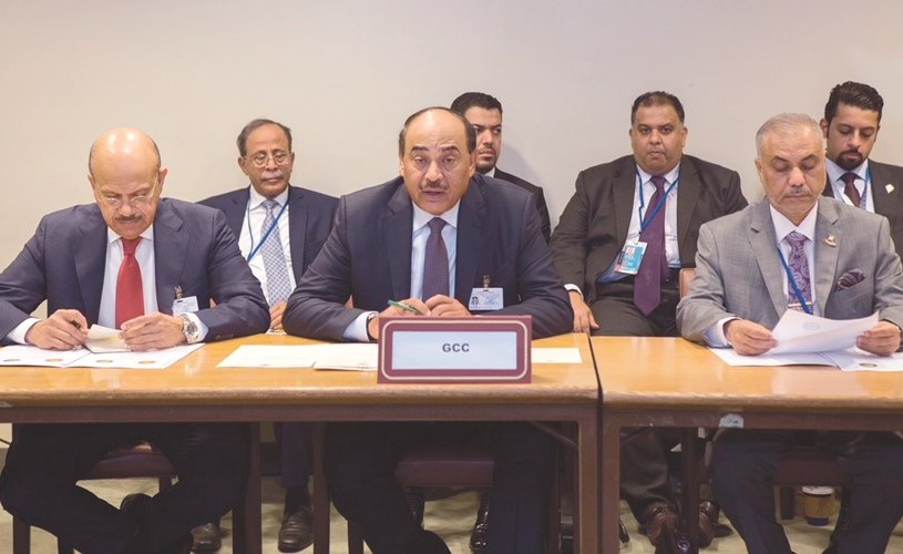 الشيخ صباح الخالد مترئسا ترويكا مجلس التعاون خلال المباحثات مع رابطة آسيان﻿