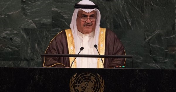 وزير خارجية البحرين الشيخ خالد بن أحمد آل خليفة 