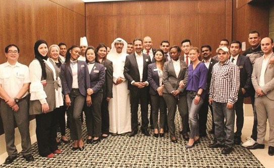المشاركون في الدورة التدريبية في لقطة جماعية ﻿