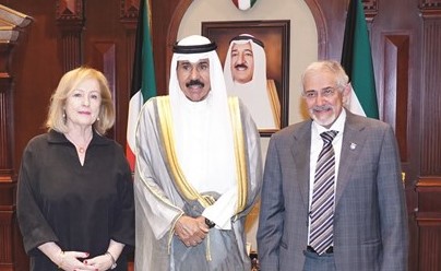 سمو ولي العهد مستقبلا د.هلال الساير ومارغريت الساير﻿