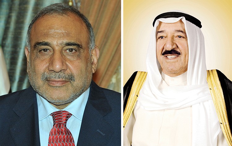 سمو الأمير يهنئ عادل عبدالمهدي بتكليفه تشكيل الحكومة العراقية الجديدة