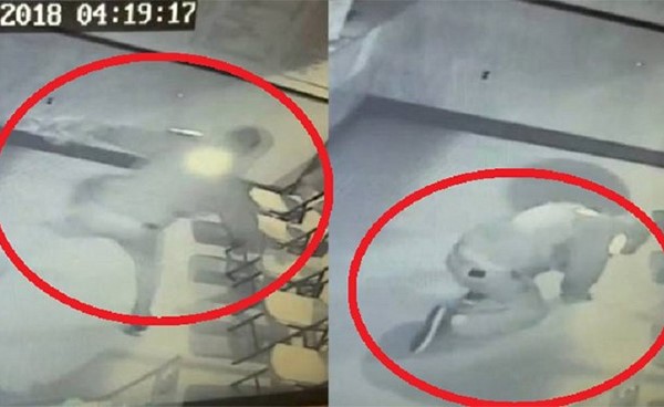 بالفيديو.. لص تلقّى ضربة كبيرة في أفشل سرقة في العالم