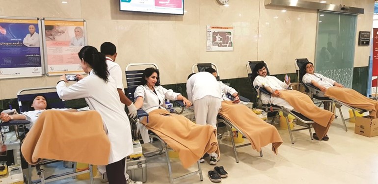 مستشفى دار الشفاء أطلق حملة للتبرع بالدم تحت شعار «تبرع بالدم لتنقذ حياة»