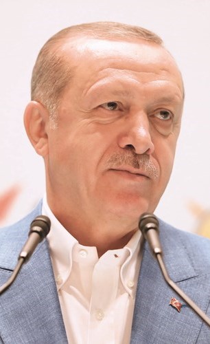 الرئيس التركي رجب طيب اردوغان ﻿