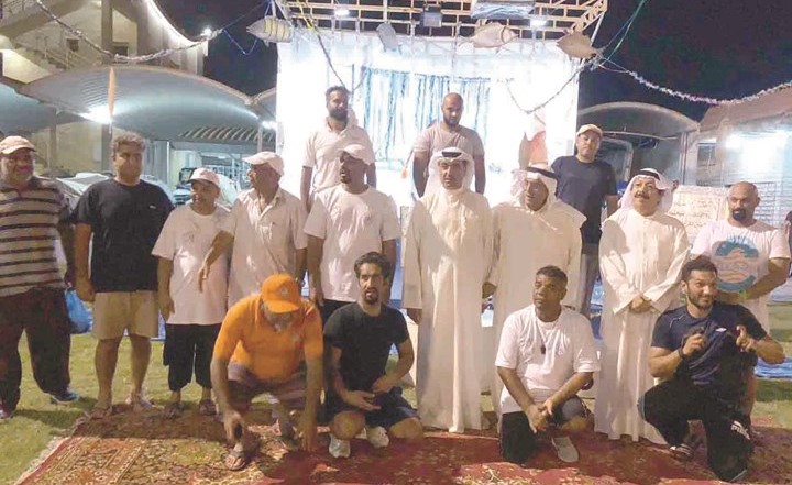 صورة جماعية مع الفائزين﻿