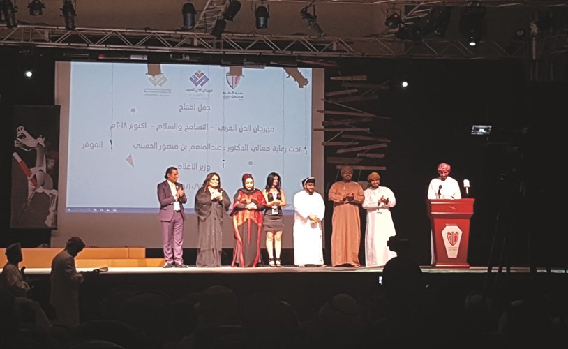 من حفل افتتاح المهرجان﻿