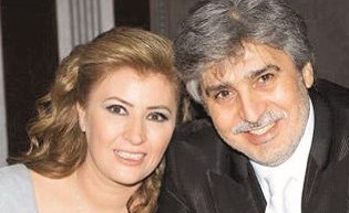عنود الخالد مع زوجها عباس النوري﻿