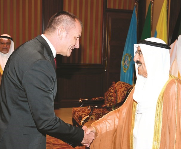 صاحب السمو يتسلم اوراق اعتماد سفير البوسنة ﻿