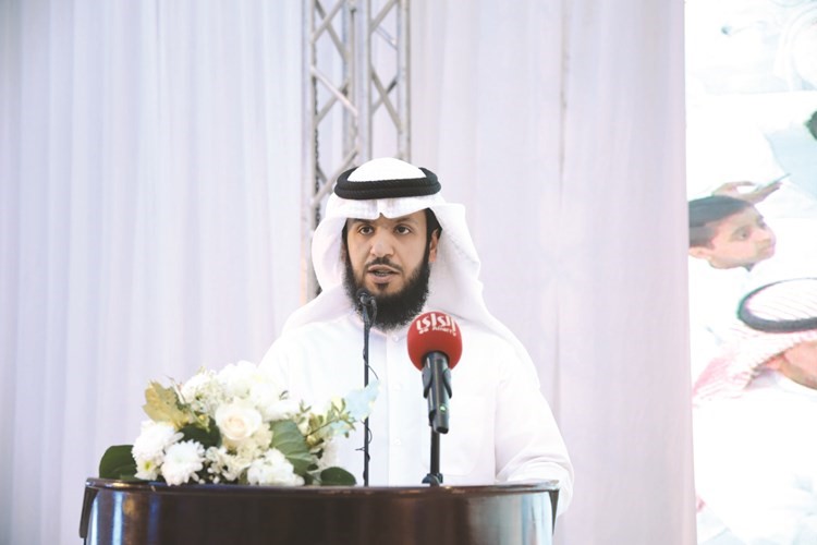 مساعدالعجمي متحدثا للحضور﻿