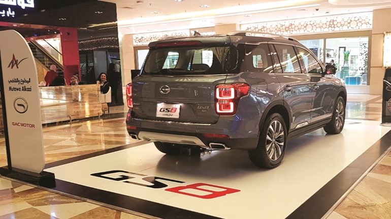 «المطوع والقاضي» تعرض «GAC GS8 2019» في «الصالحية»