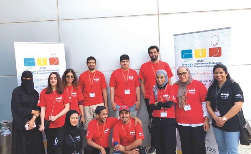 مشاركة كلية الكويت التقنية في المسابقة العام الماضي ﻿