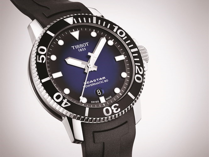 ساعة Tissot Seastar 1000 Gent Automatic انغمس في التفاصيل