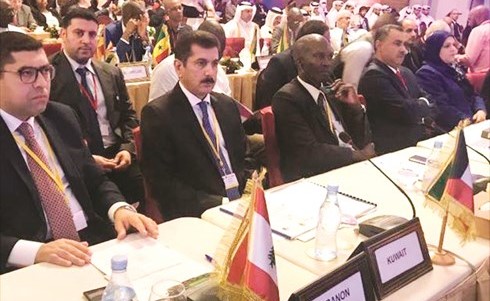 الفريق خالد المكراد مترئسا وفد الكويت في المنتدى العربي الأفريقي للحد من مخاطر الكوارث﻿