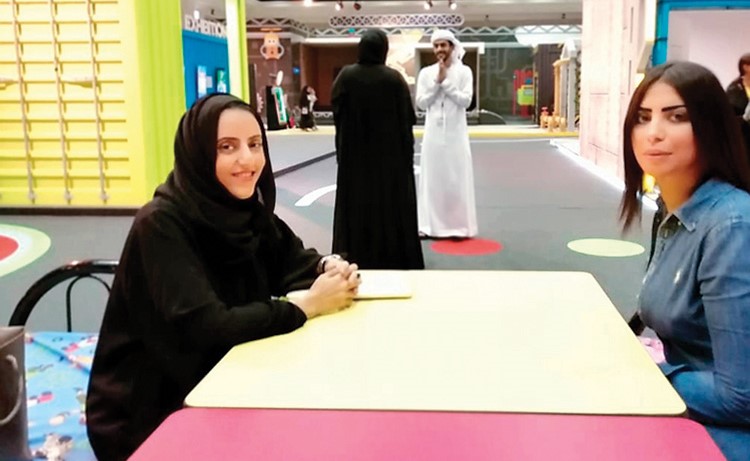  الشيخة جواهر القاسمي مع «الأنباء»