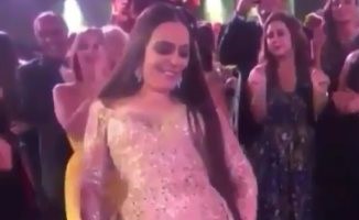 بالفيديو.. شريهان ترقص على أنغام أغنية لـ”عمرو دياب” في أحدث ظهور لها!