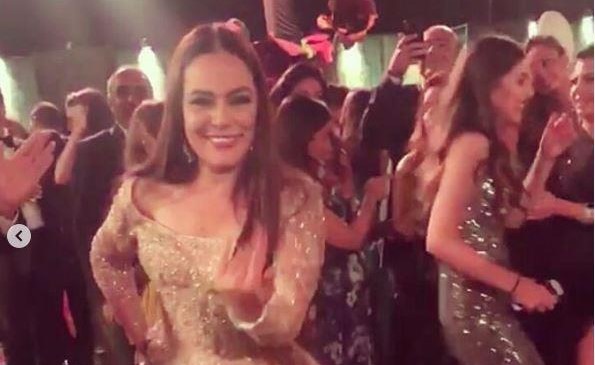 بالفيديو.. شريهان ترقص على أنغام أغنية لـ”عمرو دياب” في أحدث ظهور لها!
