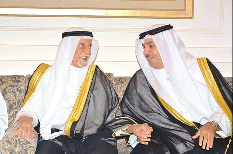 الشيخ مشعل الجابر وعبدالعزيز الغنام﻿