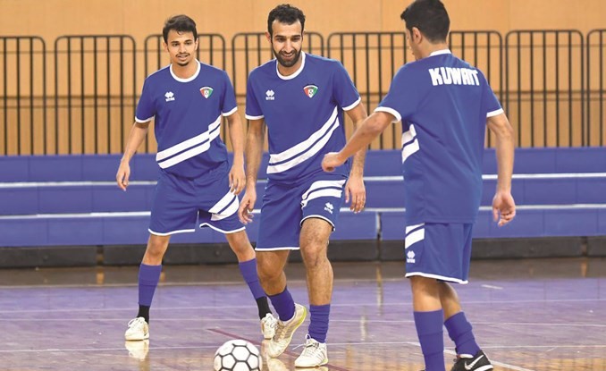حمد حياة في تدريبات أزرق الصالات الأخيرة ﻿