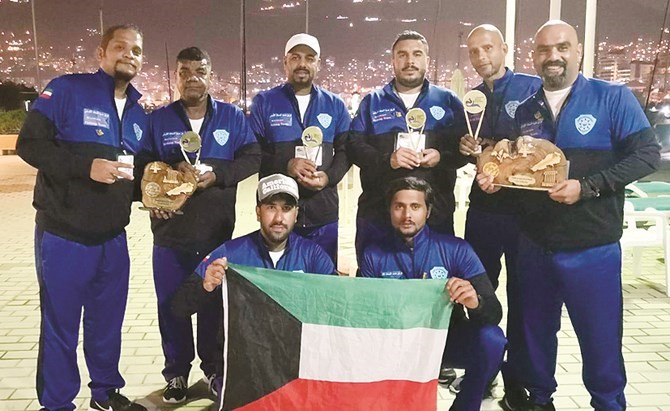  الفريق الكويتي المشارك في البطولة ﻿