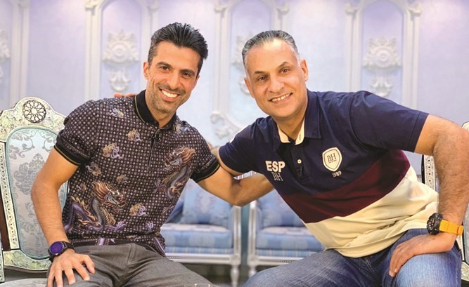وليد علي مع محمد بنيان في البرنامج﻿