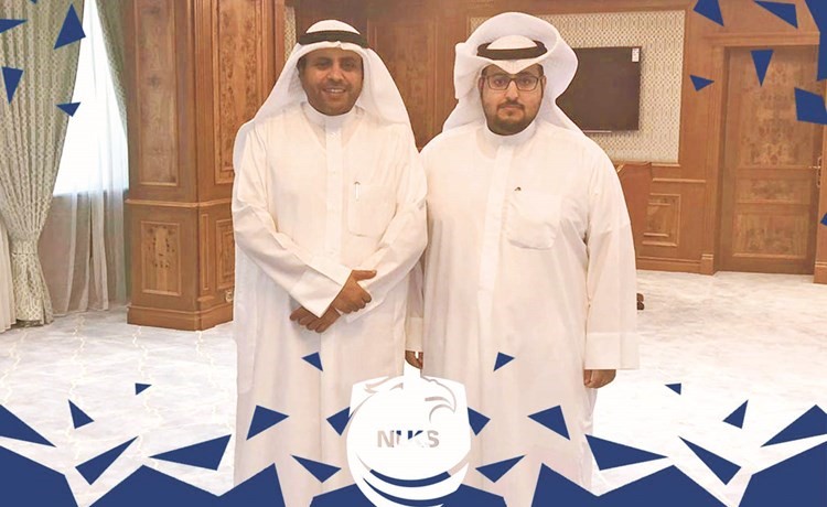 فهد العتيبي مع وزير الاعلام ووزير الشباب محمد الجبري﻿