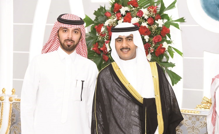عبدالرحمن البوعينين مع المعرس محمد العجمي﻿
