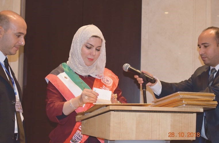 منى قاسم تلقي كلمتها﻿