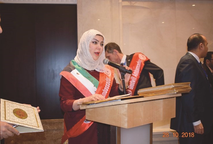 منى قاسم سفيرة للنوايا الحسنة