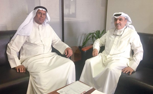   جانب من لقاء عبدالوهاب البحر وم.بدر السلمان