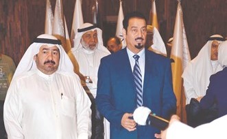 السفير حمد الدعيج والاعلامي نافل الحميدان ﻿