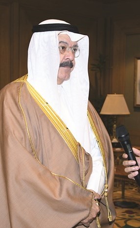 يوسف الجاسم خلال تصريحه﻿
