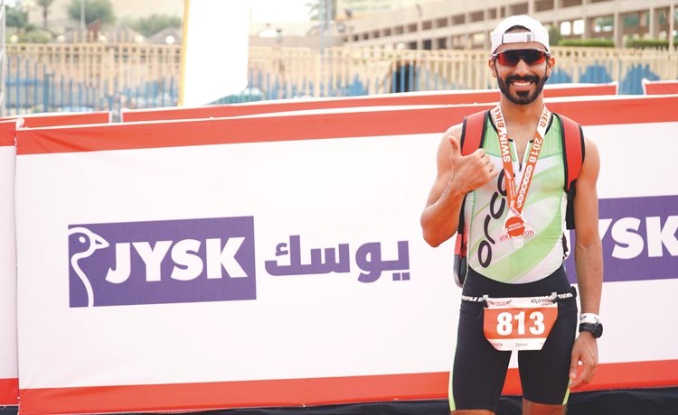 خالد الزعابي أحد المشاركين في الفعالية ﻿