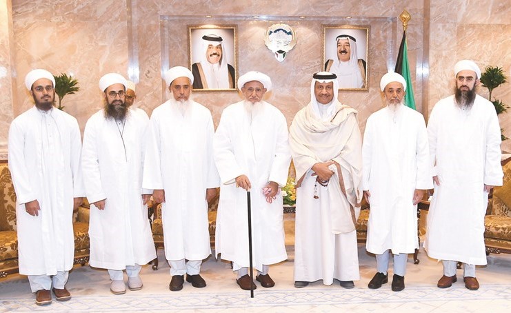 سمو رئيس الوزراء خلال استقباله سلطان البهرة ﻿