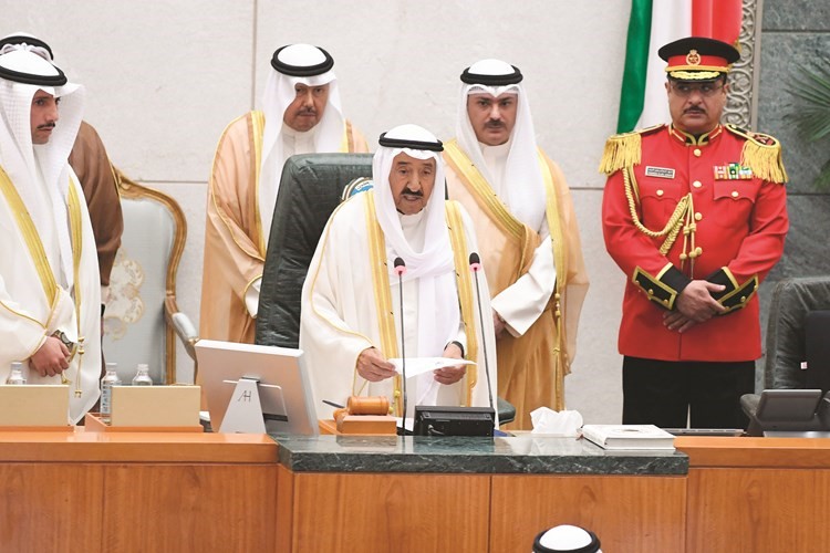 صاحب السمو الأمير مخاطبا الحضور﻿