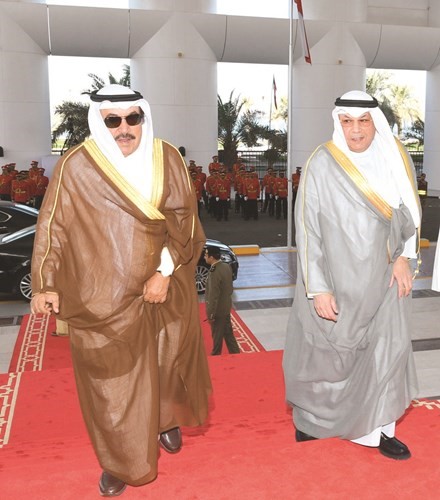 الشيخ خالد الجراح والشيخ د. سالم الجابر﻿