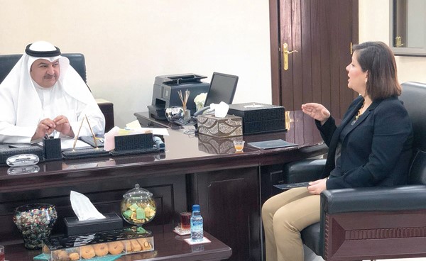 الموسى استقبل القائم بالأعمال في السفارة اللبنانية