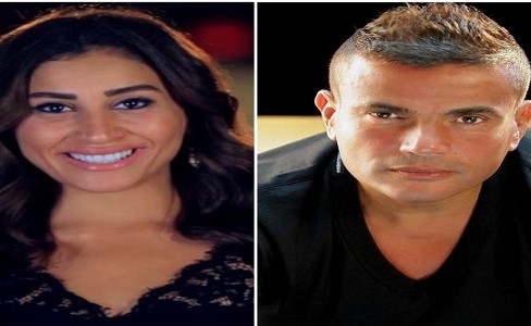 بالفيديو.. عمرو دياب يشتبك مع الأمن الإنجليزي بسبب دينا الشربيني