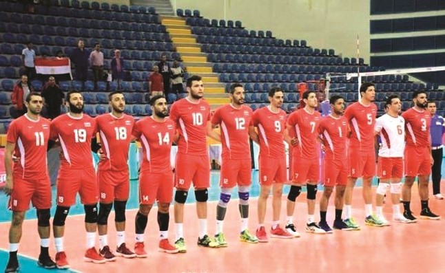 منتخب مصر للطائرة بطل العرب﻿