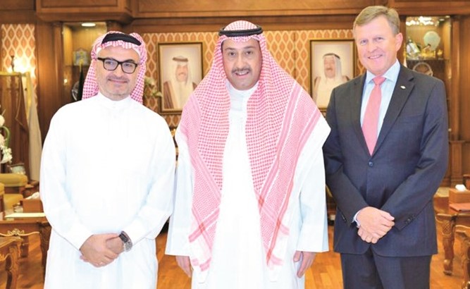 الحمود استقبل مدير عام فندق ماندارين أورينتال.. ومدير شركة الباسل جروب الإماراتية للفنادق.. وتلقى دعوة لحضور معرض فني شبابي