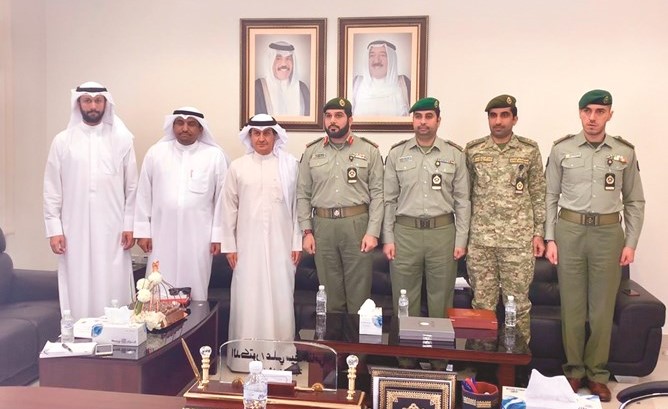 النامي: تعزيز التعاون الأكاديمي بين جامعة الكويت والحرس الوطني