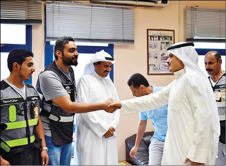 م.أحمد المنفوحي خلال الجولة