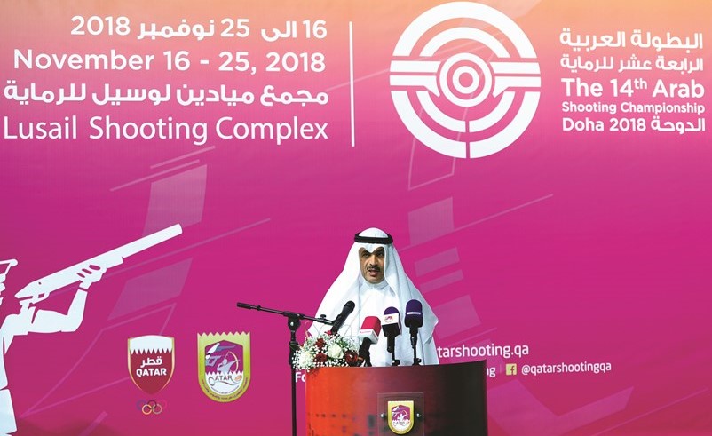 دعيج العتيبي يرحب بالمشاركين في البطولة العربية ﻿
