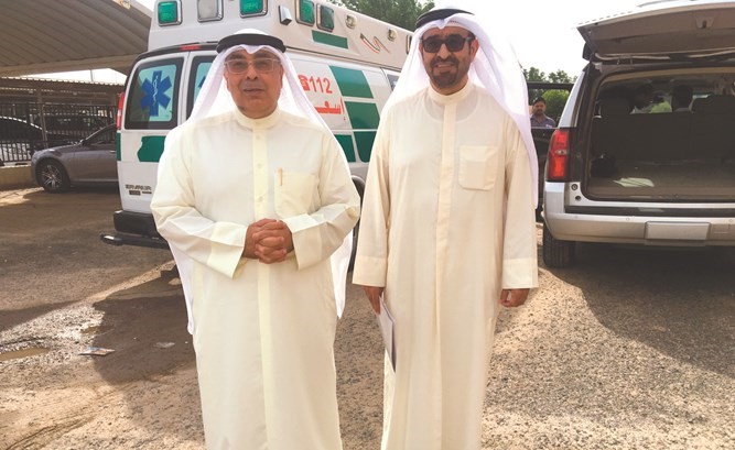 المقصيد والراشد بعد نقل الموظف في الاسعاف﻿
