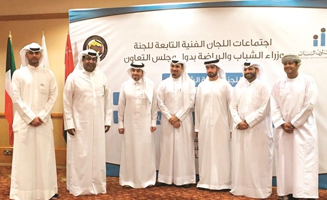ممثلو دول التعاون في اللجان الفنية التابعة للجنة وزراء الشباب والرياضة بدول المجلس	(عادل سلامة)﻿