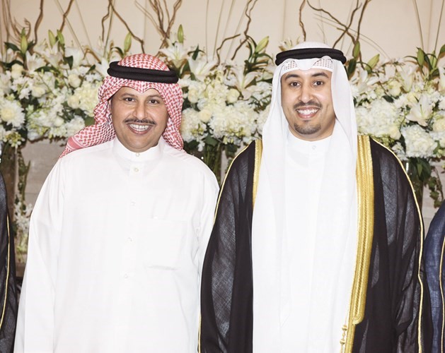 طلال الجلال يهنئ المعرس م.حمود السمار﻿